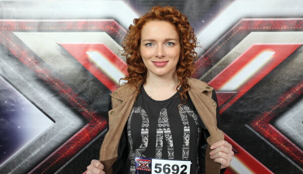 Olga Barej na scenie "X Factor"